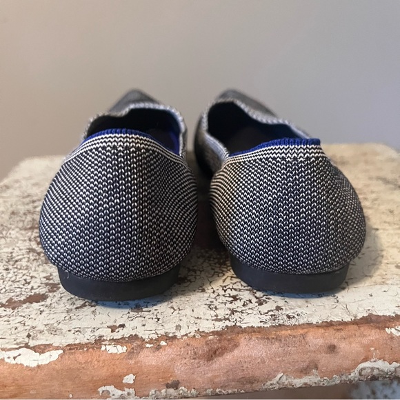 Rothy’s Black/White The Point Ballet Flats Size 8 - Picture 5 of 13